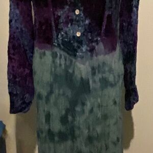 Velvety  VINTAGE  Gorgeous  Dress